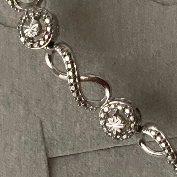 ZALES Bracelet in Sterling Silver 7.5” NWT - Picture 3 of 7